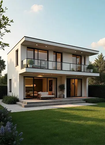 İki Katlı Prefabrik Ev